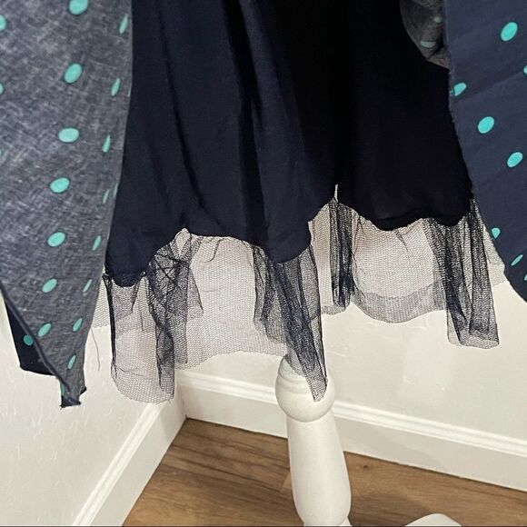 Bailey Blue Juniors Polka Dot Cap Sleeve Dress - Picture 10 of 14